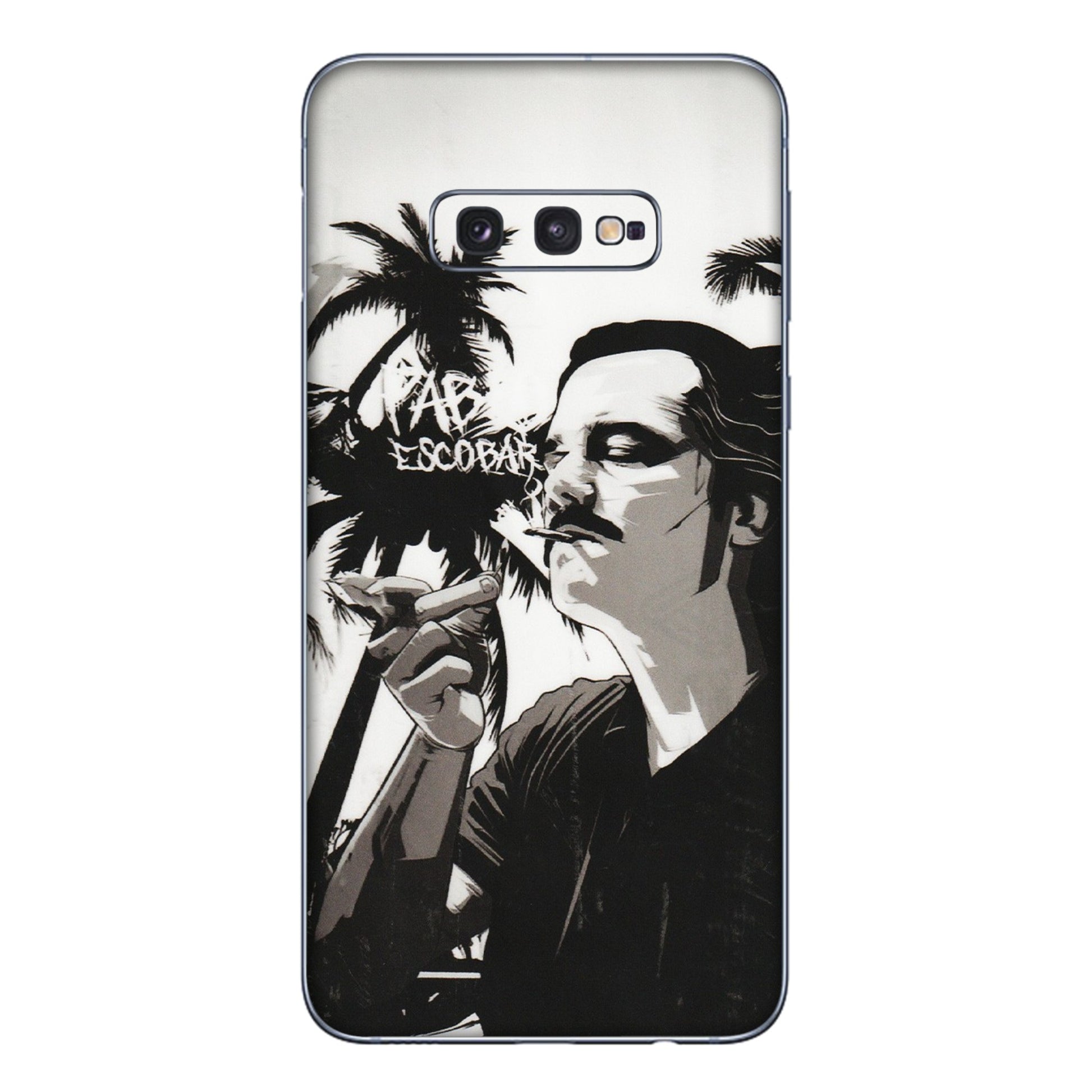 Samsung A/S Series Phone Skins (All Models) - Pab Escobar - Transparent Finish (T-05) Samsung Galaxy S10E