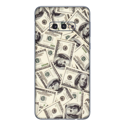 Samsung A/S Series Phone Skins (All Models) - Dollar Lover - Transparent Finish (T-17) Samsung Galaxy S10E