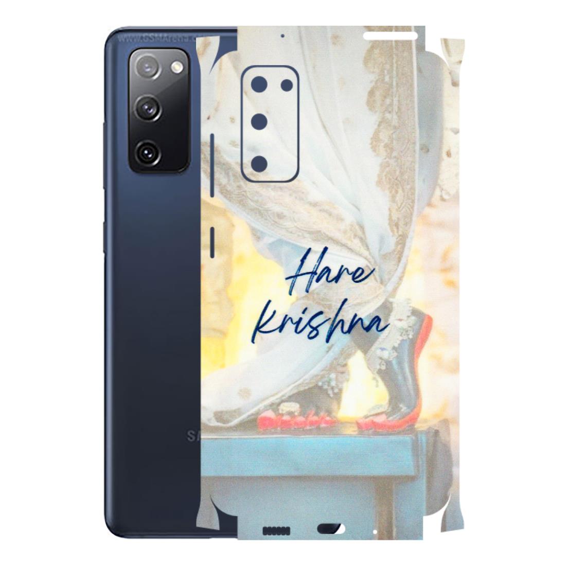 Samsung A/S Series Phone Skins (All Models) - Hare Krishna - 3D Embossed Finish (L-03) Samsung Galaxy S20 FE