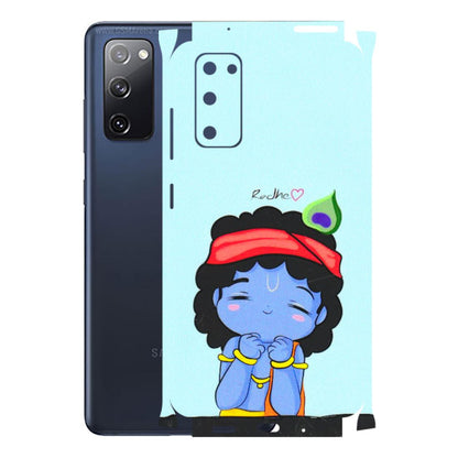 Samsung A/S Series Phone Skins (All Models) - Radhe Radhe Cute Toon - 3D Embossed Finish (L-05) Samsung Galaxy S20 FE