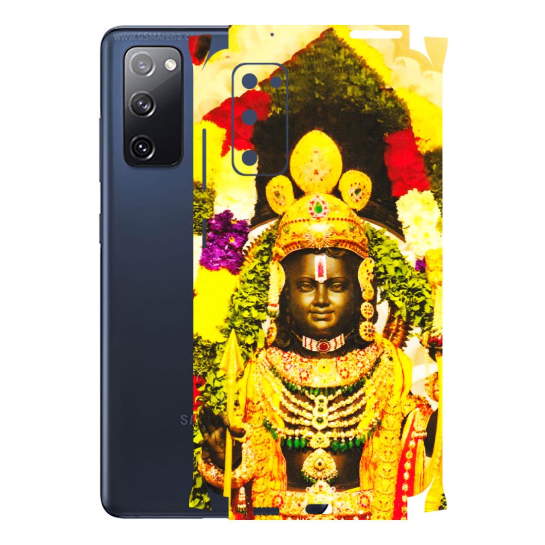 Samsung A/S Series Phone Skins (All Models) - Ram Lalla Ayodhya - 3D Embossed Finish (L-103) Samsung Galaxy S20 FE