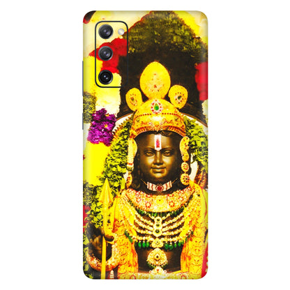 Samsung A/S Series Phone Skins (All Models) - Ram Lalla Ayodhya - 3D Embossed Finish (L-103) Samsung Galaxy S20 FE