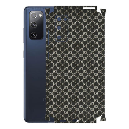 Samsung A/S Series Phone Skins (All Models) - Black G Print - 3D Embossed Finish (L-109) Samsung Galaxy S20 FE