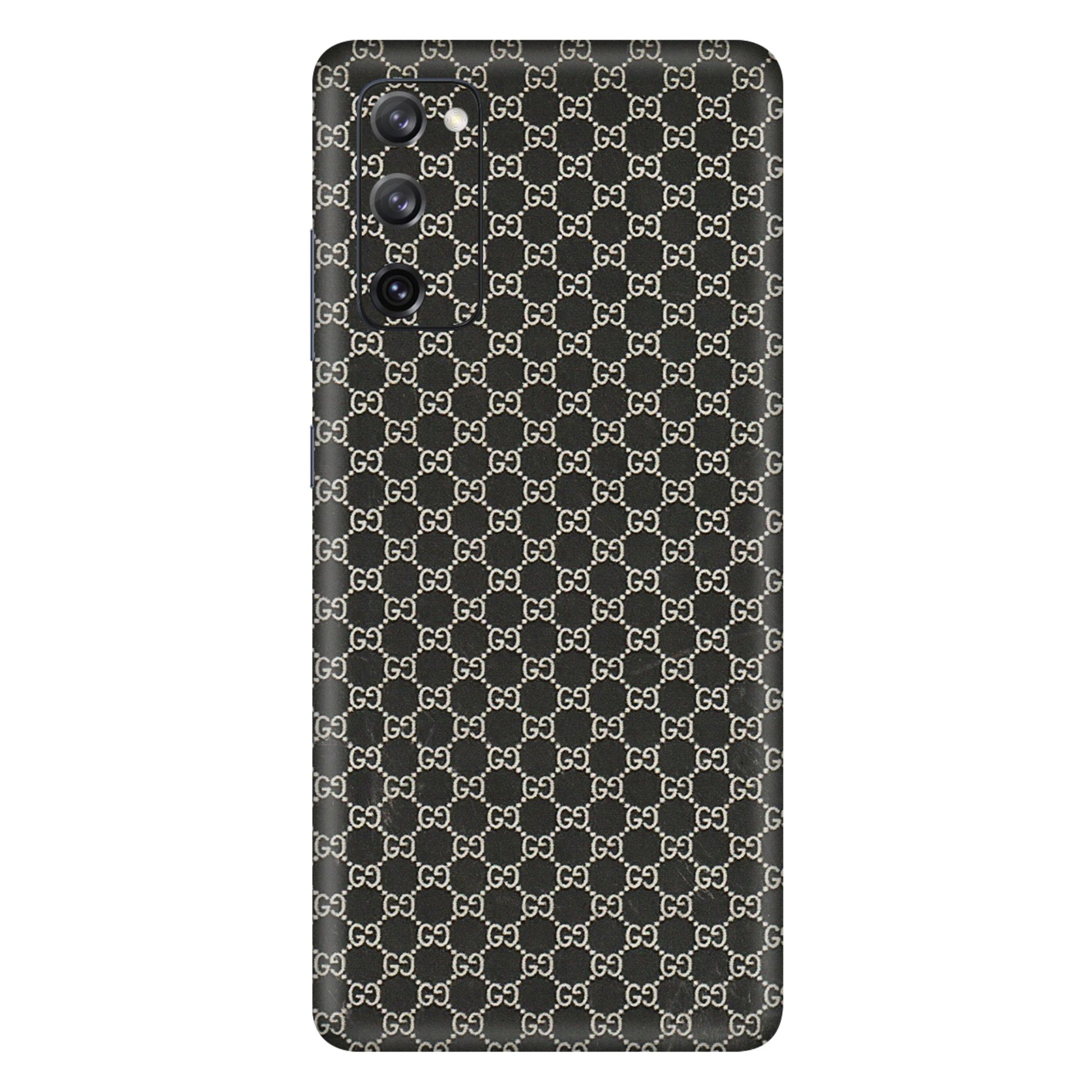 Samsung A/S Series Phone Skins (All Models) - Black G Print - 3D Embossed Finish (L-109) Samsung Galaxy S20 FE