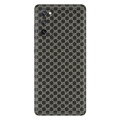 Samsung A/S Series Phone Skins (All Models) - Black G Print - 3D Embossed Finish (L-109) Samsung Galaxy S20 FE