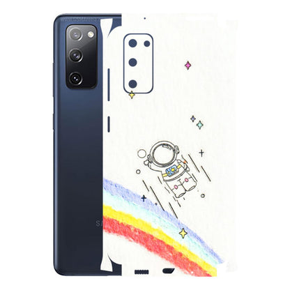 Samsung A/S Series Phone Skins (All Models) - Milkyway Astronaut - 3D Embossed Finish (L-110) Samsung Galaxy S20 FE