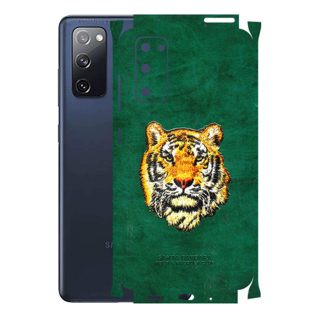 Samsung A/S Series Phone Skins (All Models) - Leather Feel Tiger - 3D Embossed Finish (L-111) Samsung Galaxy S20 FE