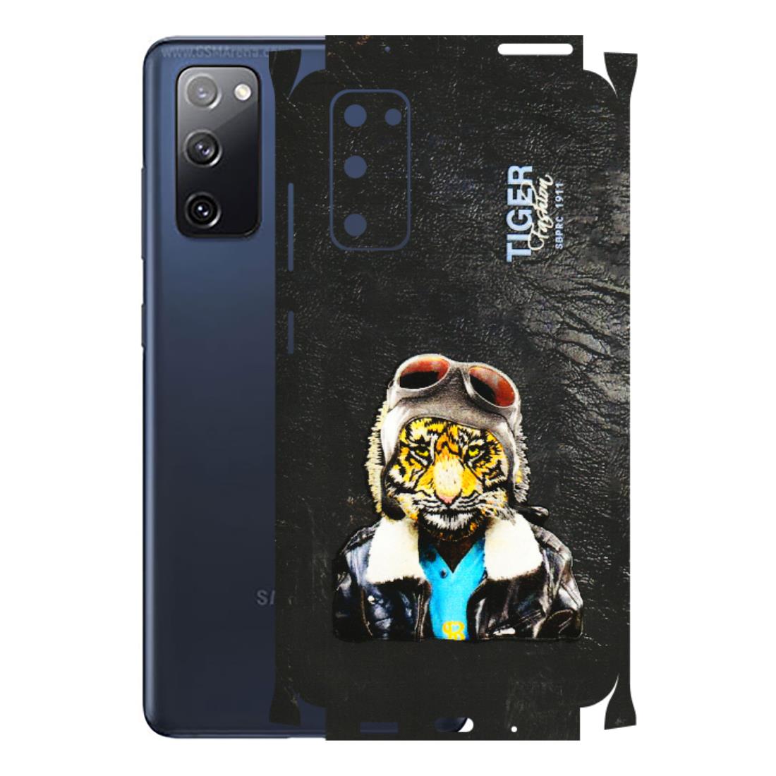 Samsung A/S Series Phone Skins (All Models) - Rider Tiger - 3D Embossed Finish (L-113) Samsung Galaxy S20 FE