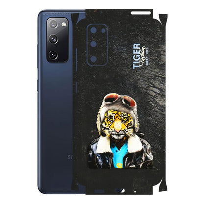 Samsung A/S Series Phone Skins (All Models) - Rider Tiger - 3D Embossed Finish (L-113) Samsung Galaxy S20 FE