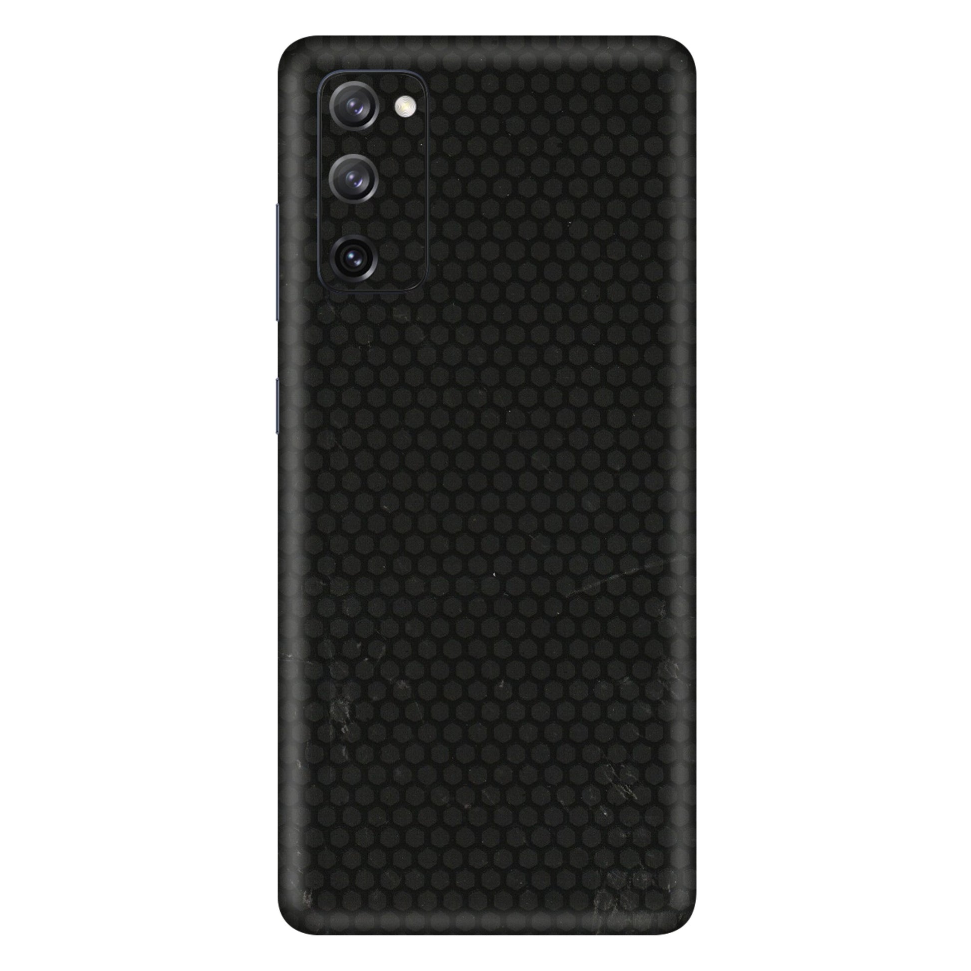 Samsung A/S Series Phone Skins (All Models) - Black honeycomb - 3D Embossed Finish (L-114) Samsung Galaxy S20 FE