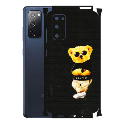 Samsung A/S Series Phone Skins (All Models) - Classy Teddy Bear - 3D Embossed Finish (L-116) Samsung Galaxy S20 FE