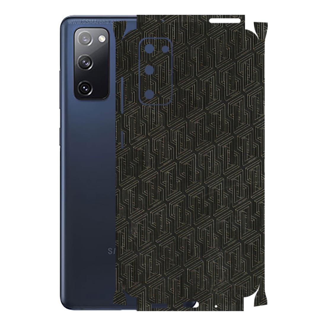 Samsung A/S Series Phone Skins (All Models) - Black Abstract Pattern - 3D Embossed Finish (L-117) Samsung Galaxy S20 FE