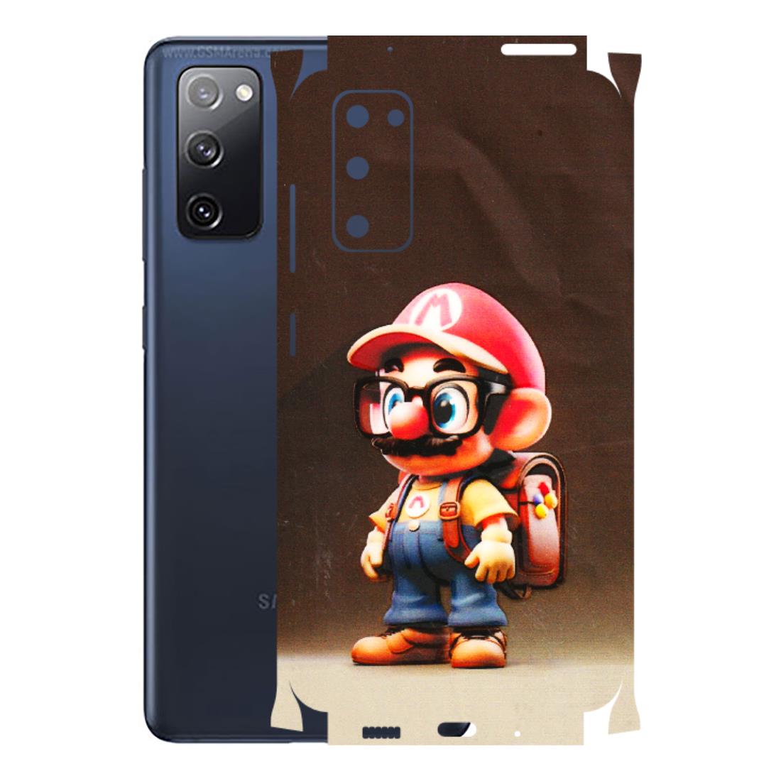 Samsung A/S Series Phone Skins (All Models) - Little Mario - 3D Embossed Finish (L-119) Samsung Galaxy S20 FE