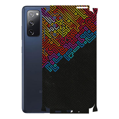 Samsung A/S Series Phone Skins (All Models) - Dotme Pattern Art - 3D Embossed Finish (L-121) Samsung Galaxy S20 FE