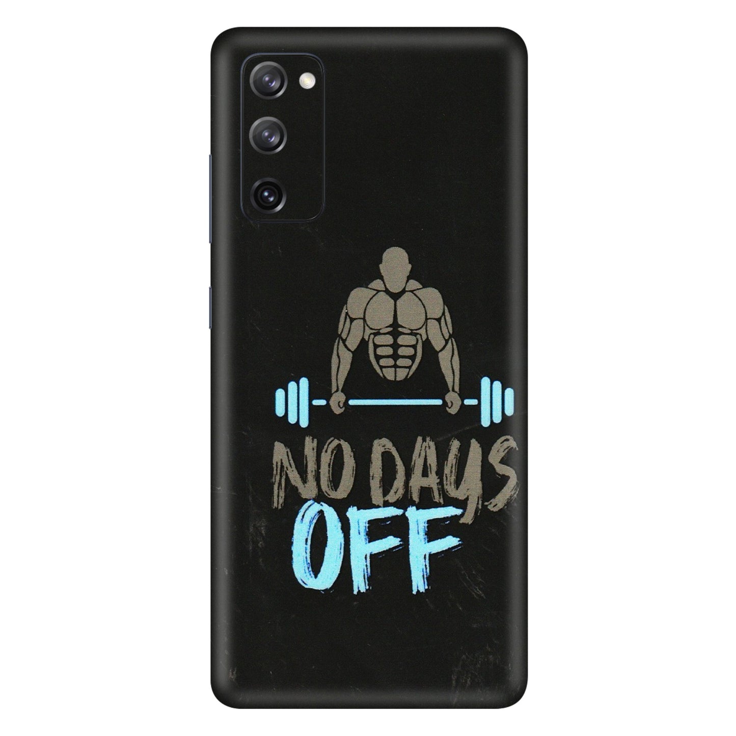 Samsung A/S Series Phone Skins (All Models) - Gym Lover - 3D Embossed Finish (L-127) Samsung Galaxy S20 FE