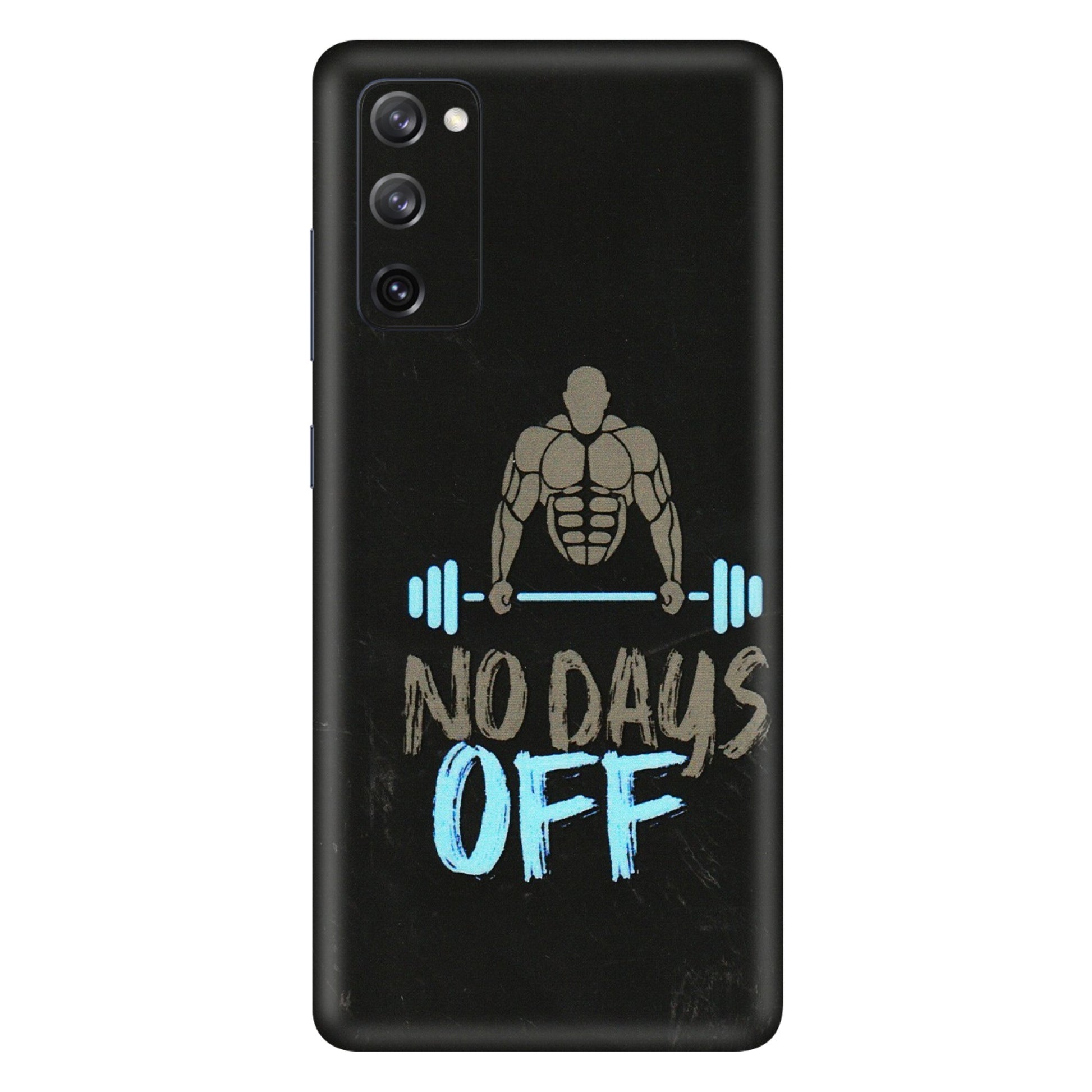 Samsung A/S Series Phone Skins (All Models) - Gym Lover - 3D Embossed Finish (L-127) Samsung Galaxy S20 FE