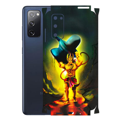 Samsung A/S Series Phone Skins (All Models) - Hanuman Ji - 3D Embossed Finish (L-128) Samsung Galaxy S20 FE