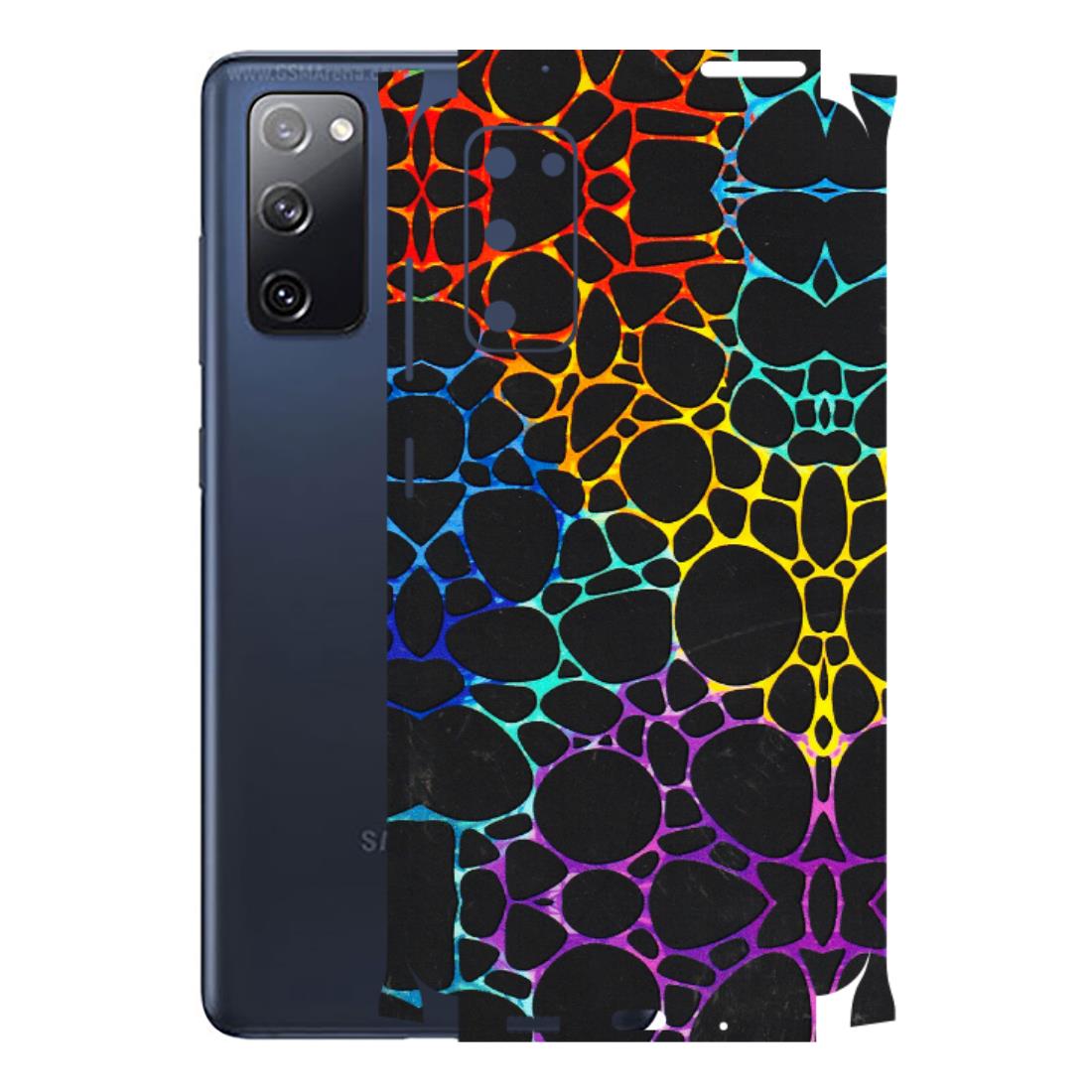 Samsung A/S Series Phone Skins (All Models) - Abstract Art MultiColour - 3D Embossed Finish (L-133) Samsung Galaxy S20 FE