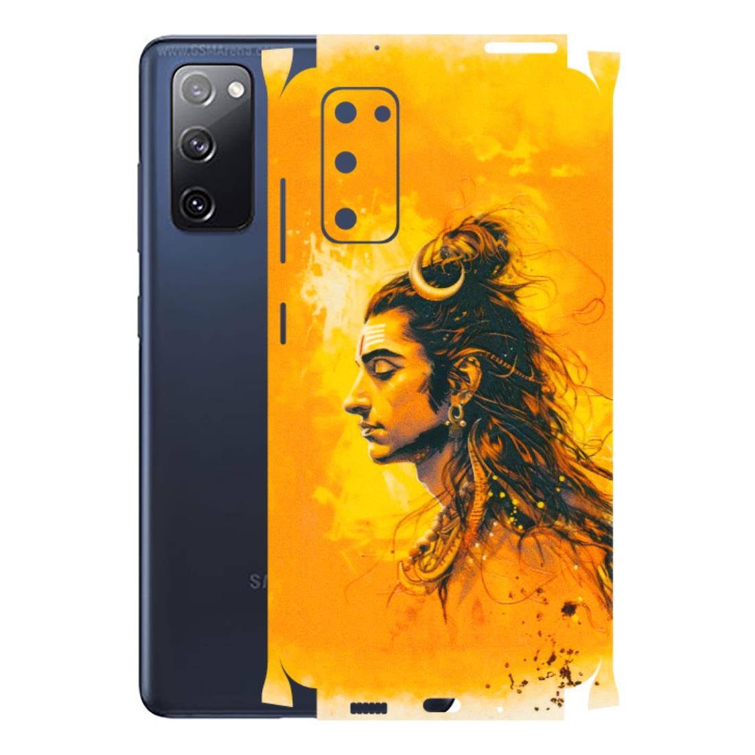 Samsung A/S Series Phone Skins (All Models) - Shiv Shakti - 3D Embossed Finish (L-14) Samsung Galaxy S20 FE