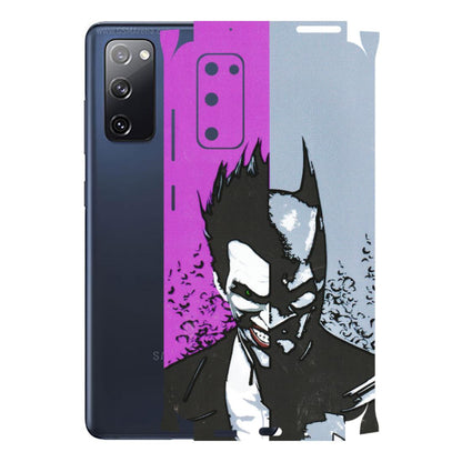 Samsung A/S Series Phone Skins (All Models) - Batman & Joker - 3D Embossed Finish (L-143) Samsung Galaxy S20 FE