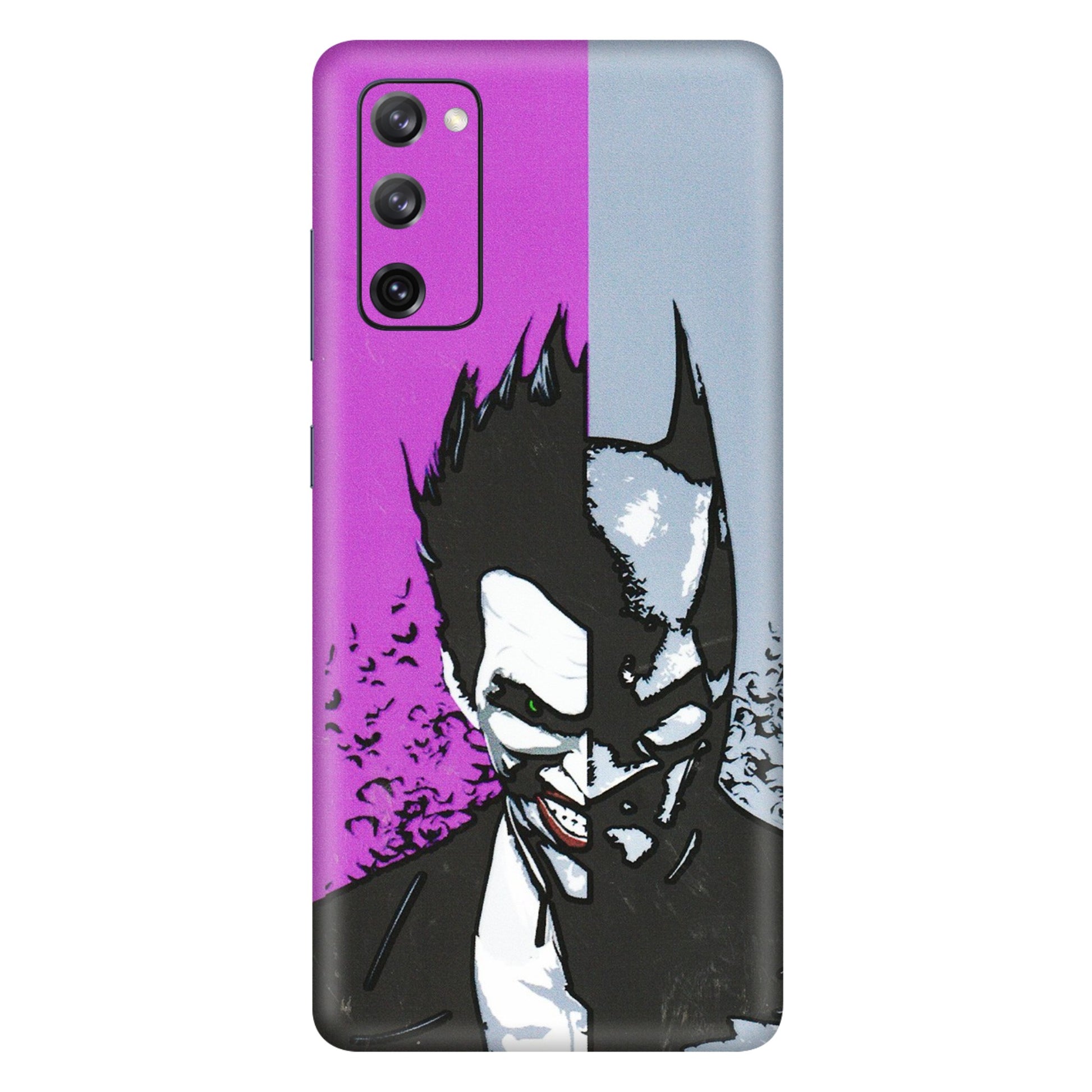 Samsung A/S Series Phone Skins (All Models) - Batman & Joker - 3D Embossed Finish (L-143) Samsung Galaxy S20 FE