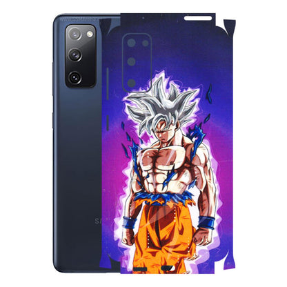 Samsung A/S Series Phone Skins (All Models) - Goku Purple Anime - 3D Embossed Finish (L-147) Samsung Galaxy S20 FE