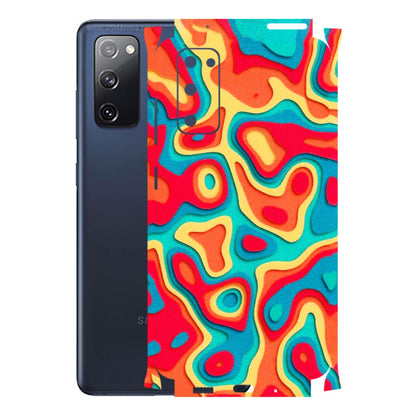 Samsung A/S Series Phone Skins (All Models) - Abstract Swirl - 3D Embossed Finish (L-150) Samsung Galaxy S20 FE