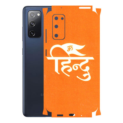 Samsung A/S Series Phone Skins (All Models) - Hindu Kesari - 3D Embossed Finish (L-154) Samsung Galaxy S20 FE