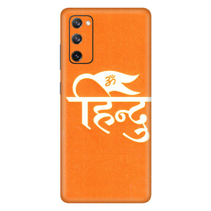 Samsung A/S Series Phone Skins (All Models) - Hindu Kesari - 3D Embossed Finish (L-154) Samsung Galaxy S20 FE