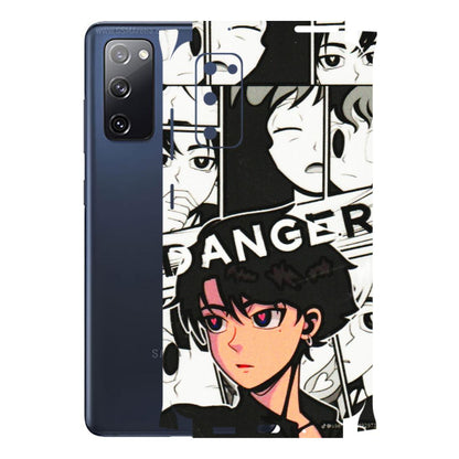 Samsung A/S Series Phone Skins (All Models) - Danger Anime - 3D Embossed Finish (L-155) Samsung Galaxy S20 FE