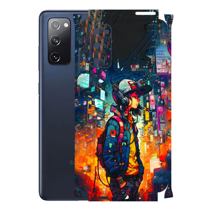 Samsung A/S Series Phone Skins (All Models) - Street Anime Guy - 3D Embossed Finish (L-158) Samsung Galaxy S20 FE