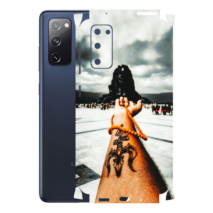 Samsung A/S Series Phone Skins (All Models) - Jai Adiyogi Mahakaal - 3D Embossed Finish (L-164) Samsung Galaxy S20 FE