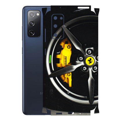 Samsung A/S Series Phone Skins (All Models) - Ferrari Wheel Alloy - 3D Embossed Finish (L-173) Samsung Galaxy S20 FE