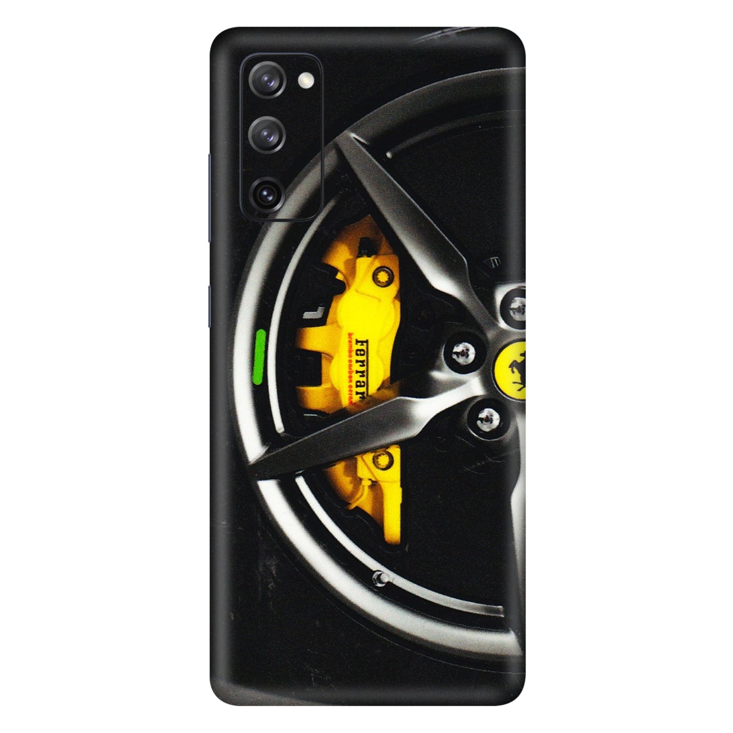 Samsung A/S Series Phone Skins (All Models) - Ferrari Wheel Alloy - 3D Embossed Finish (L-173) Samsung Galaxy S20 FE