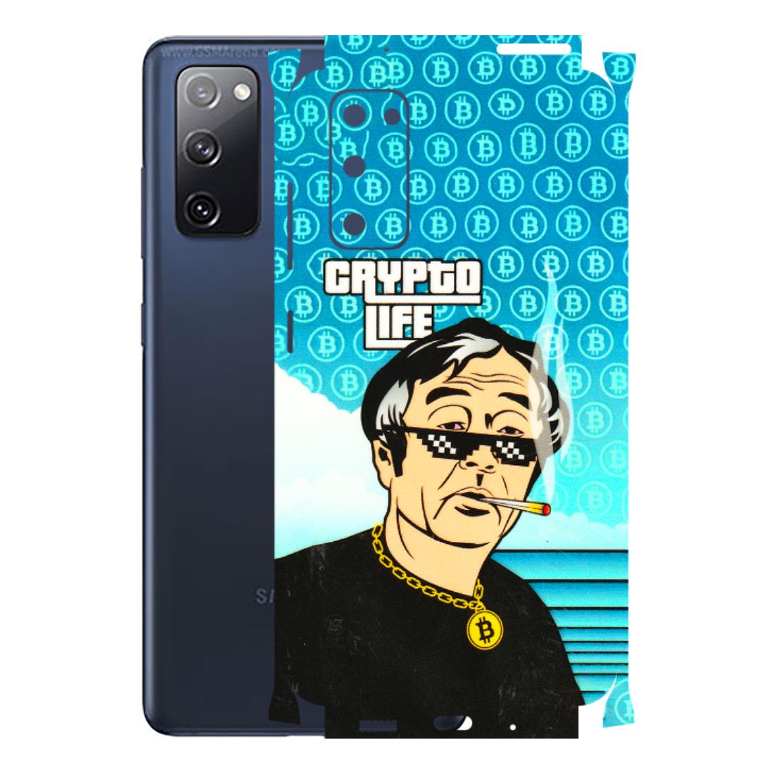 Samsung A/S Series Phone Skins (All Models) - Crypto Thug Life - 3D Embossed Finish (L-179) Samsung Galaxy S20 FE