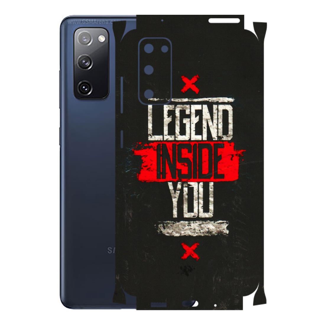 Samsung A/S Series Phone Skins (All Models) - Legend Inside You - 3D Embossed Finish (L-186) Samsung Galaxy S20 FE