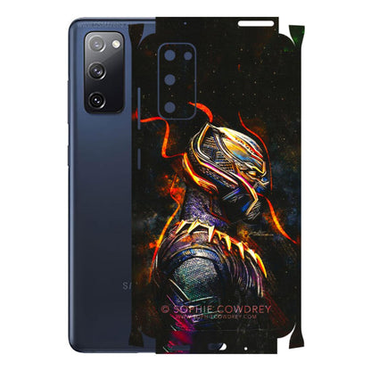 Samsung A/S Series Phone Skins (All Models) - Black Panther - 3D Embossed Finish (L-190) Samsung Galaxy S20 FE