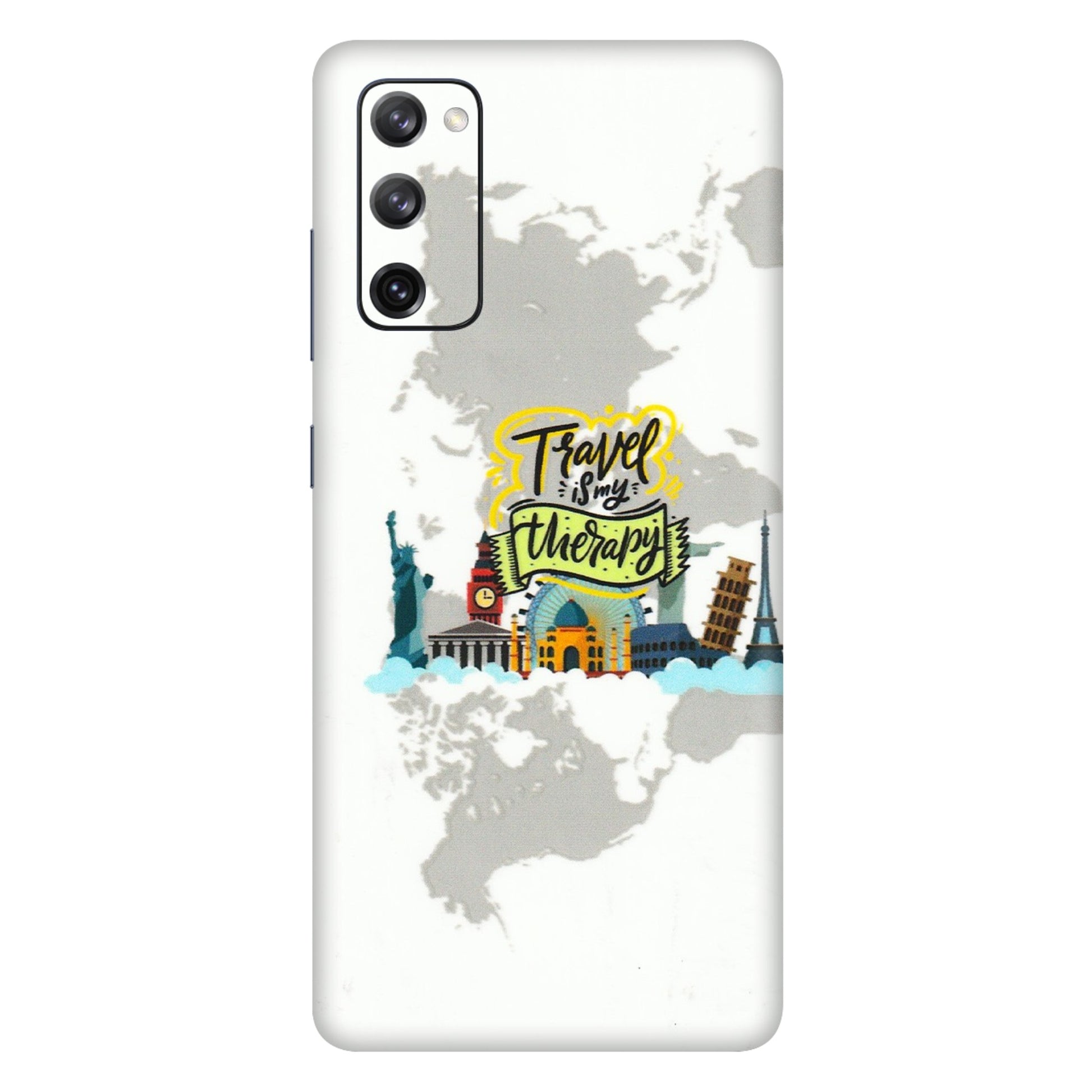 Samsung A/S Series Phone Skins (All Models) - Travel Therapy - 3D Embossed Finish (L-199) Samsung Galaxy S20 FE