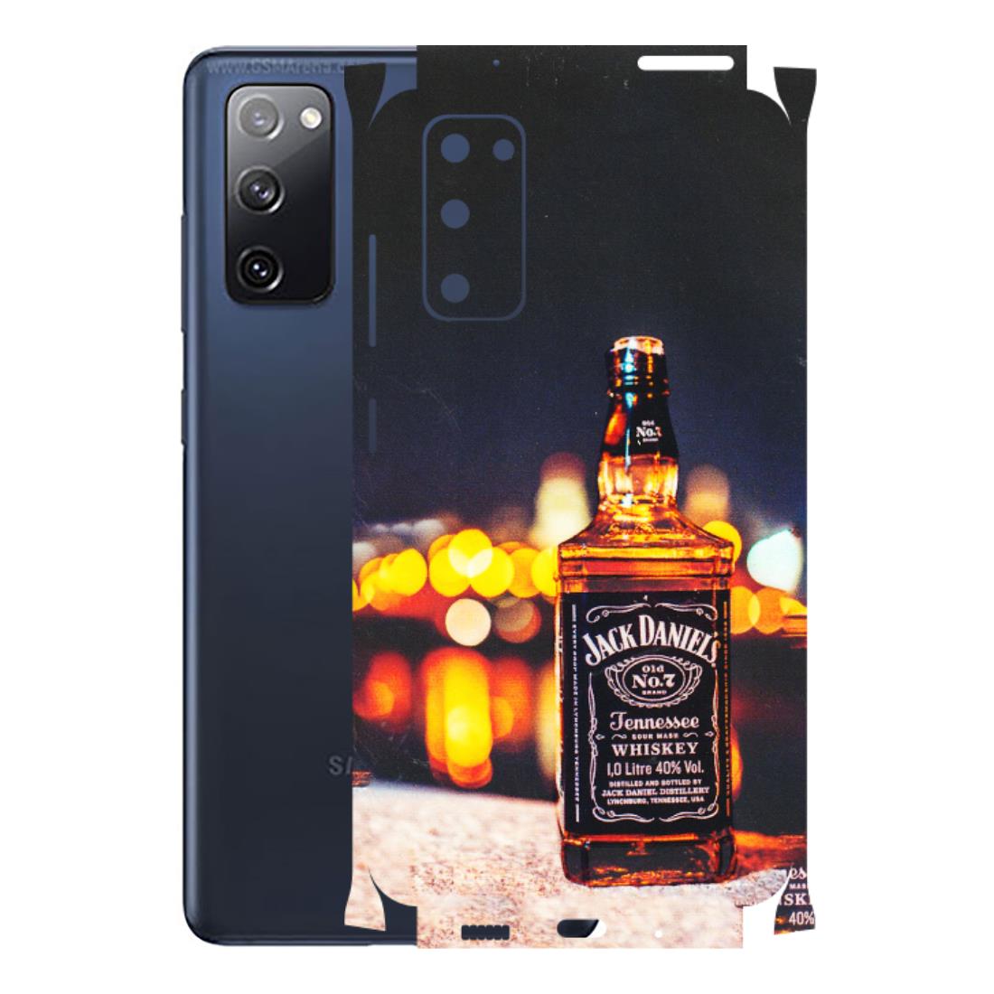 Samsung A/S Series Phone Skins (All Models) - JD Whiskey Bottle - 3D Embossed Finish (L-20) Samsung Galaxy S20 FE