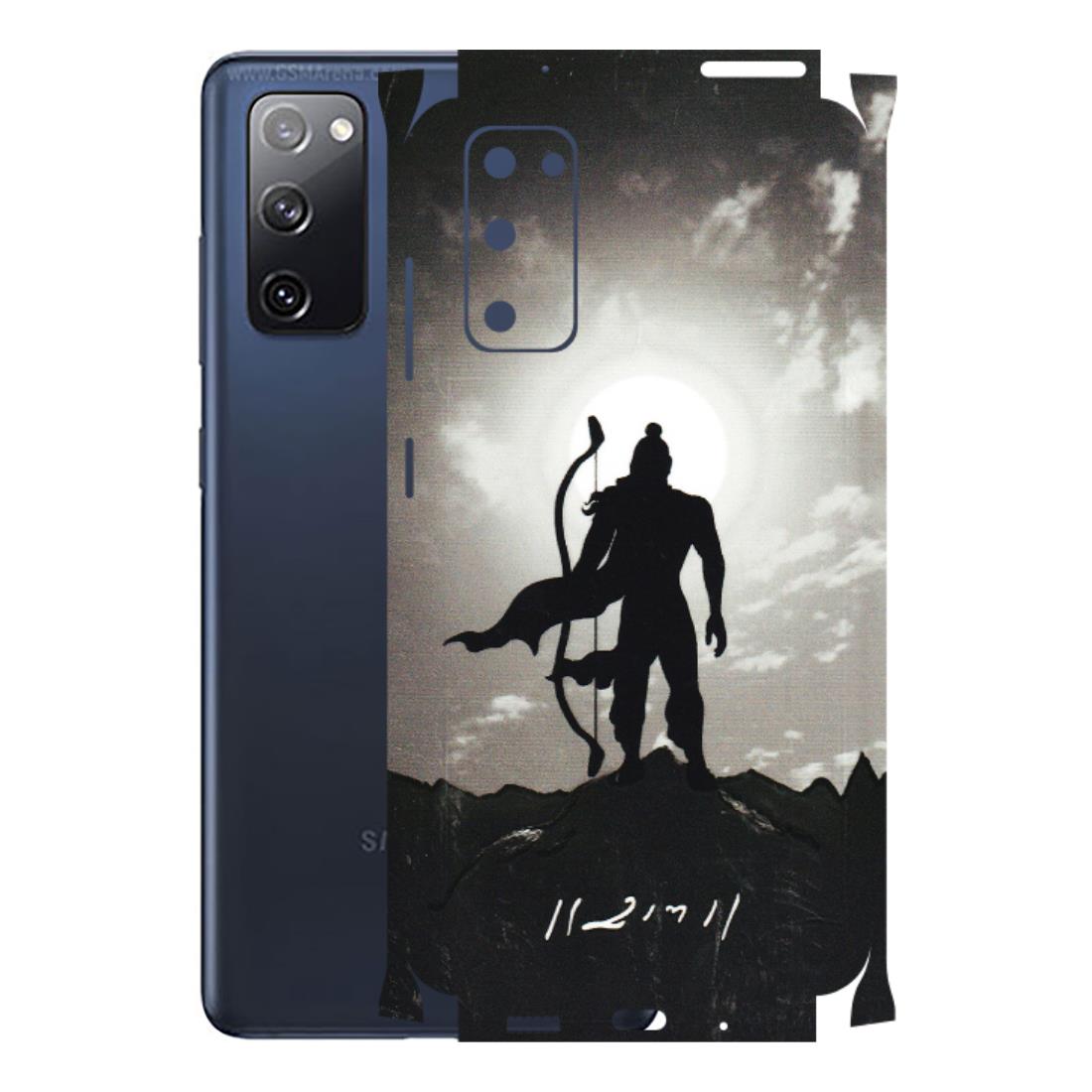 Samsung A/S Series Phone Skins (All Models) - Jai Siya Ram - 3D Embossed Finish (L-200) Samsung Galaxy S20 FE