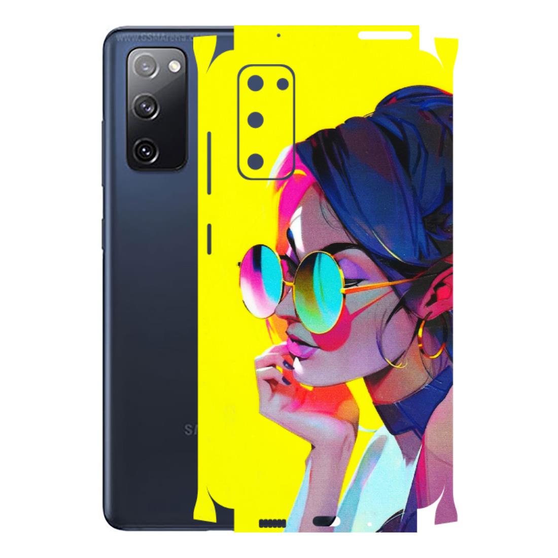 Samsung A/S Series Phone Skins (All Models) - Bold Stylish Girl - 3D Embossed Finish (L-222) Samsung Galaxy S20 FE