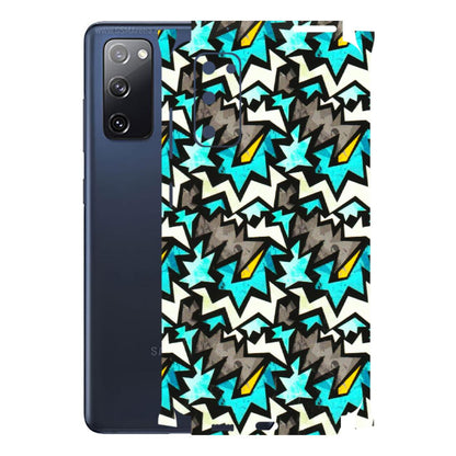 Samsung A/S Series Phone Skins (All Models) - Funky Zig Zag - 3D Embossed Finish (L-223) Samsung Galaxy S20 FE