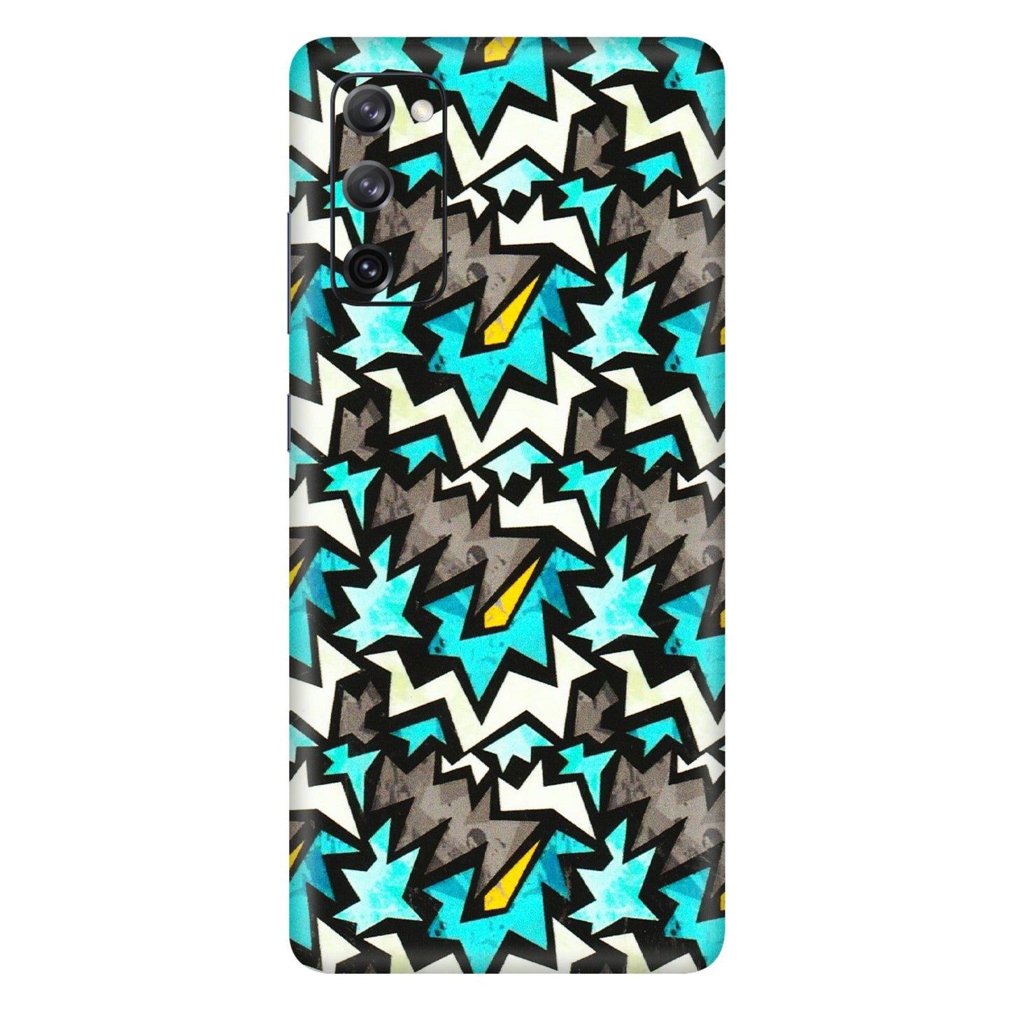 Samsung A/S Series Phone Skins (All Models) - Funky Zig Zag - 3D Embossed Finish (L-223) Samsung Galaxy S20 FE