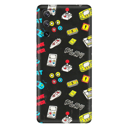 Samsung A/S Series Phone Skins (All Models) - Gaming Doodles - 3D Embossed Finish (L-224) Samsung Galaxy S20 FE