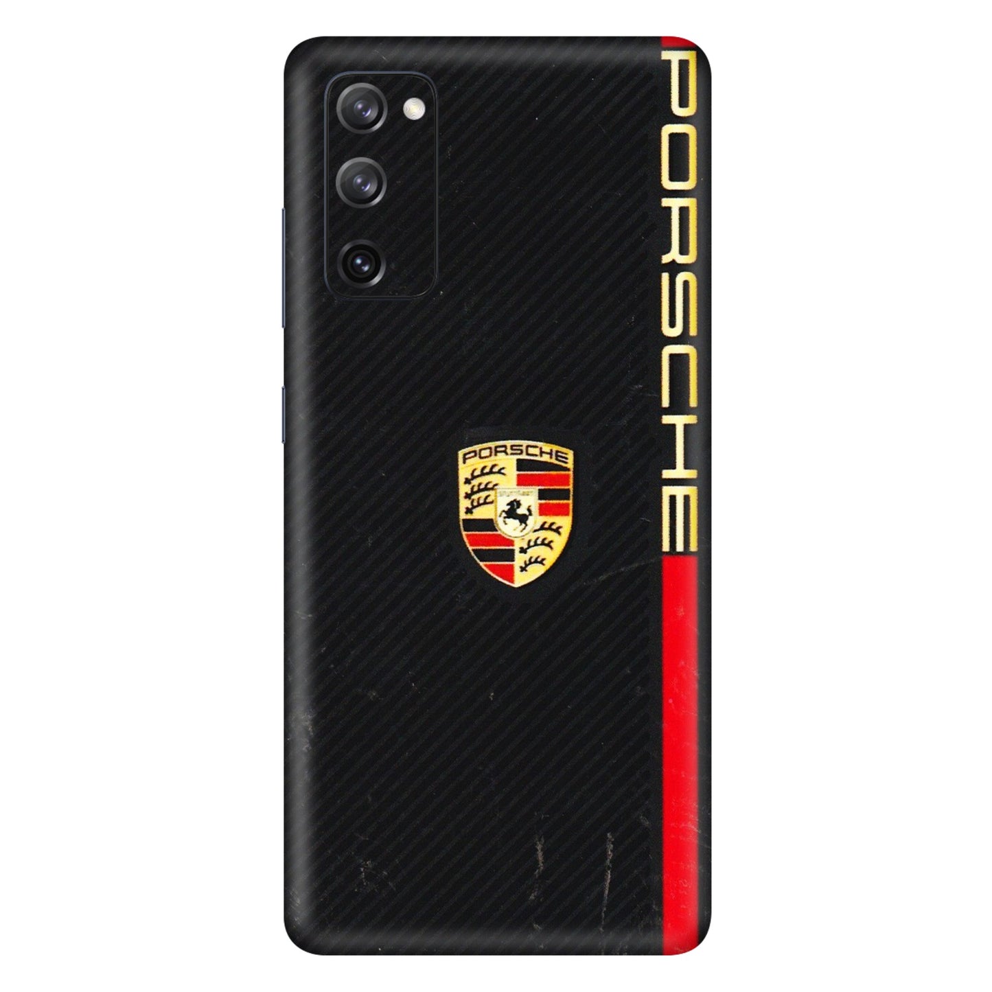 Samsung A/S Series Phone Skins (All Models) - Premium Porsche - 3D Embossed Finish (L-225) Samsung Galaxy S20 FE