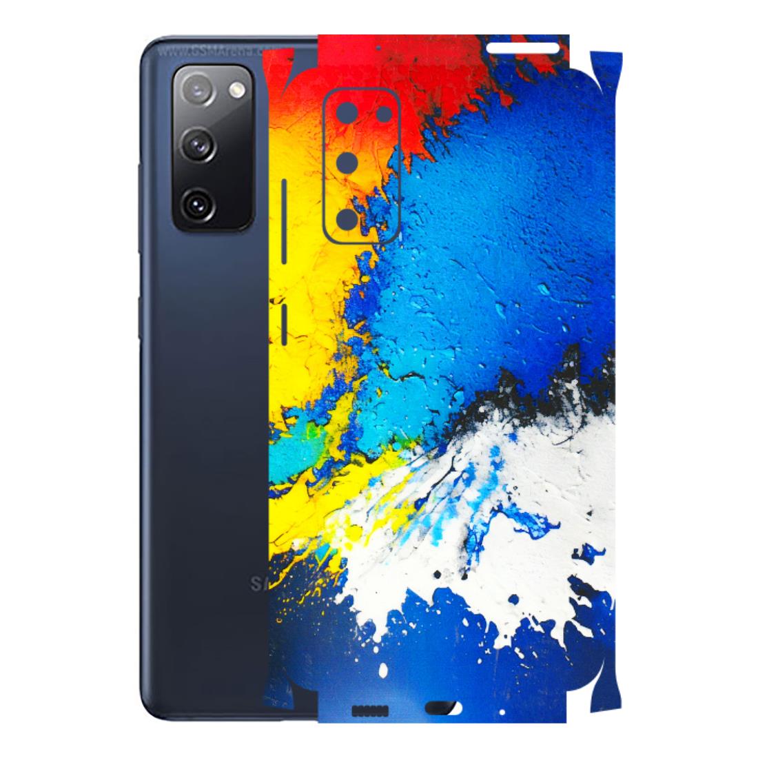 Samsung A/S Series Phone Skins (All Models) - Acrylic Paint Spill - 3D Embossed Finish (L-229) Samsung Galaxy S20 FE
