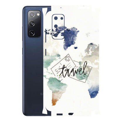 Samsung A/S Series Phone Skins (All Models) - Travel The World - 3D Embossed Finish (L-232) Samsung Galaxy S20 FE