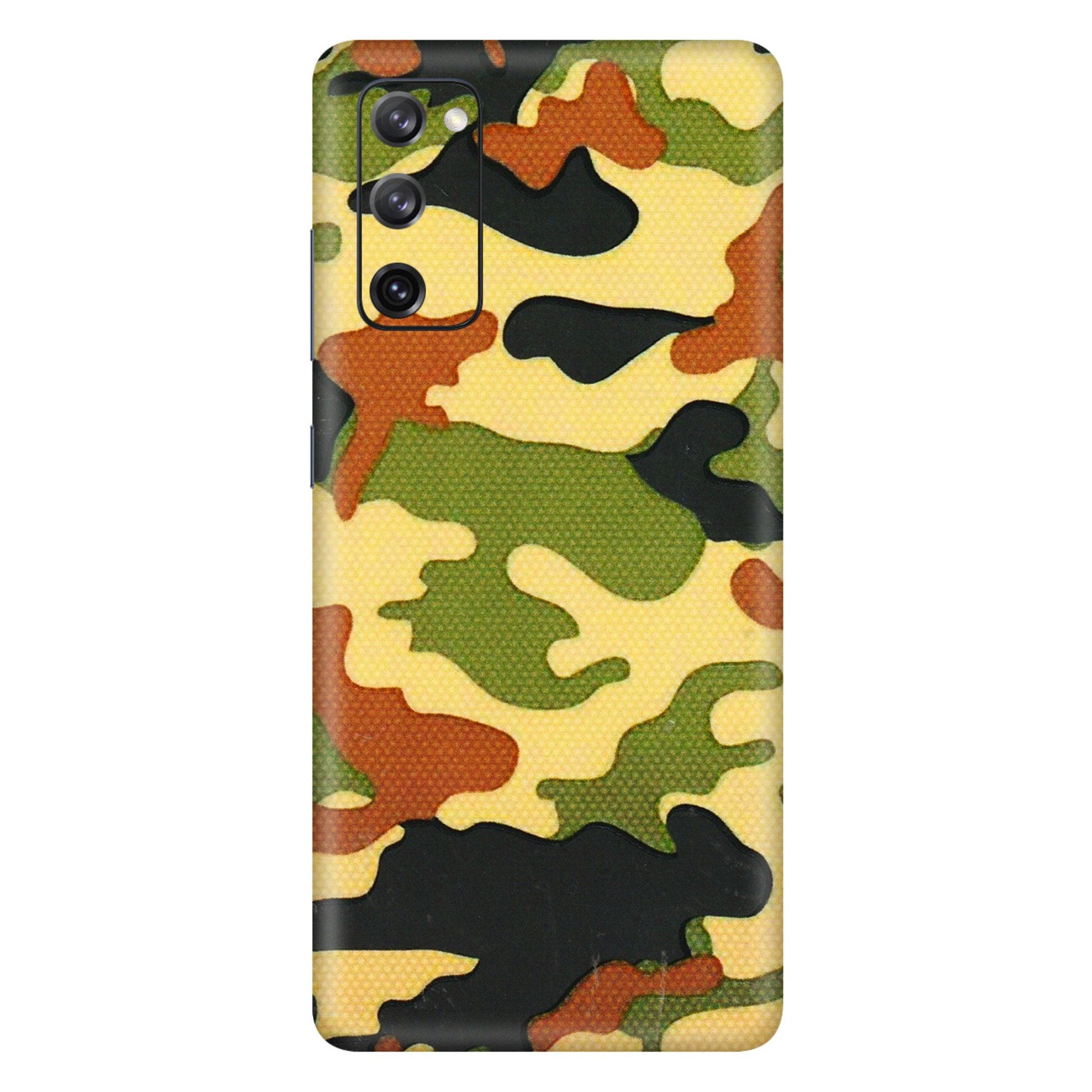 Samsung A/S Series Phone Skins (All Models) - Indian Military - 3D Embossed Finish (L-234) Samsung Galaxy S20 FE