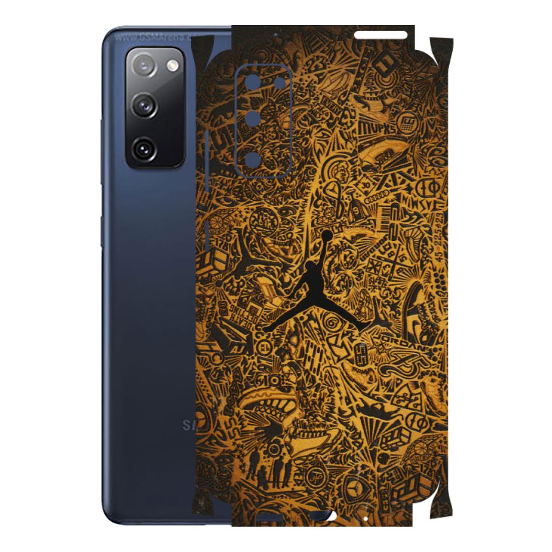 Samsung A/S Series Phone Skins (All Models) - Premium Gold Basketball Player - 3D Embossed Finish (L-236) Samsung Galaxy S20 FE