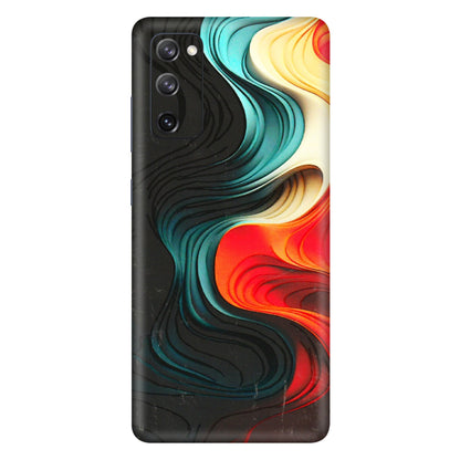 Samsung A/S Series Phone Skins (All Models) - The Silky Swirl - 3D Embossed Finish (L-240) Samsung Galaxy S20 FE